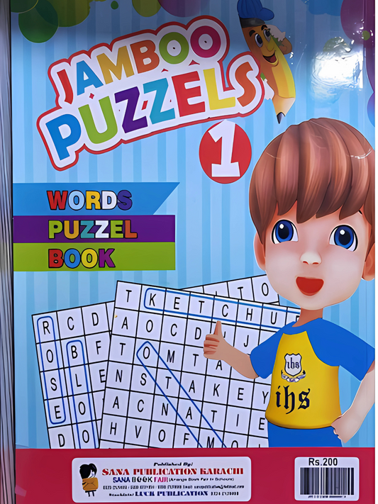 Puzzle Book Jumbo Book 1 For Children