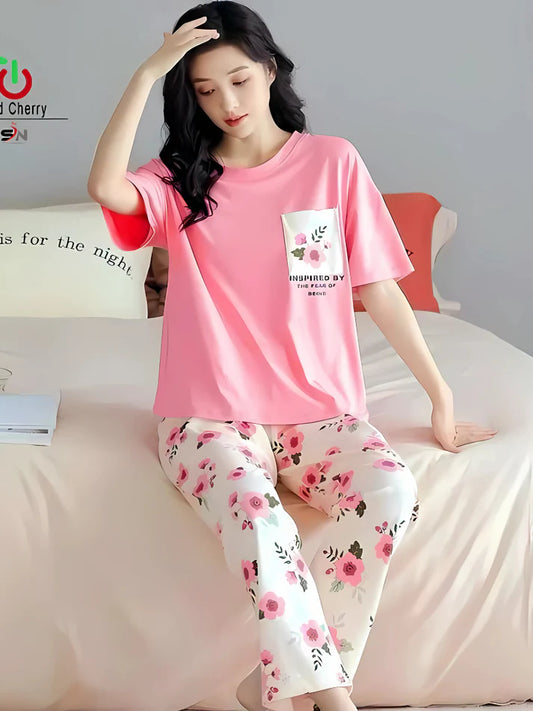 2-Piece Summer Sleepwear and Pj Set